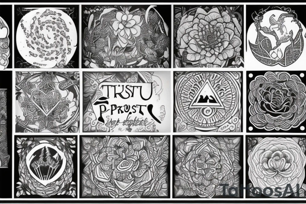 trust the process tattoo idea
