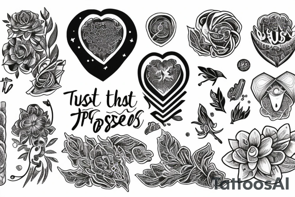 trust the process tattoo idea