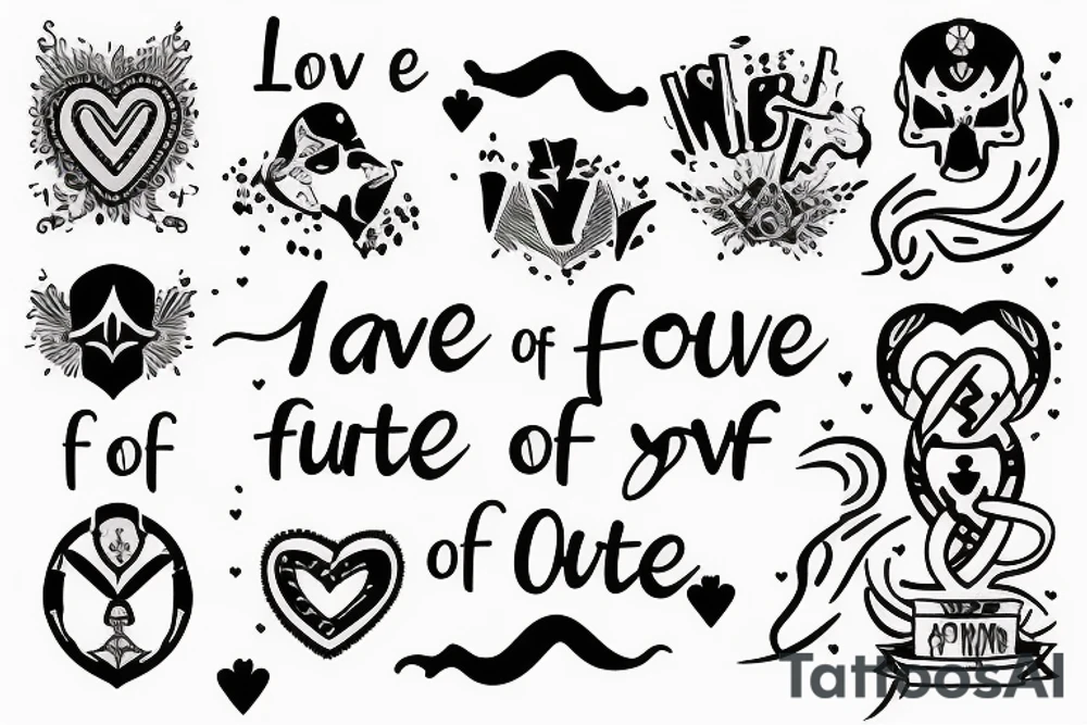 master of my own fate, i love myself tattoo idea