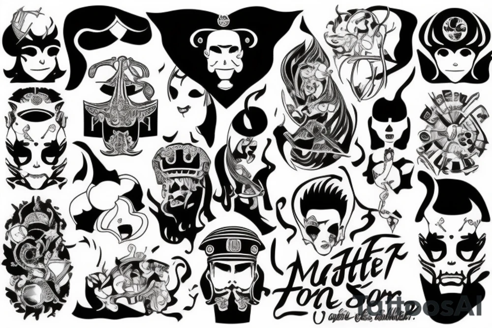 master of my own fate, i am the captain of my soul tattoo idea