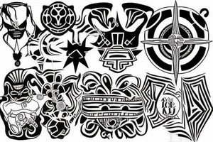 master of my own fate, i am the captain of my soul tattoo idea