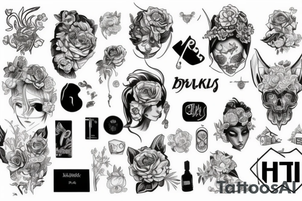 Викинг на поле боя tattoo idea
