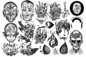 god is one tattoo idea