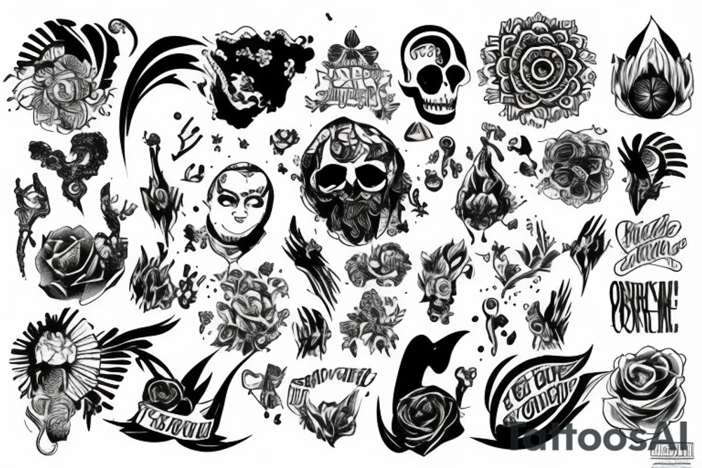 god is one tattoo idea