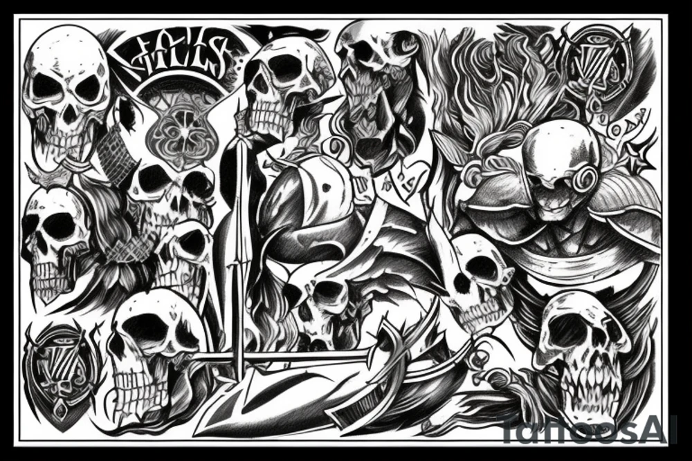 battles, Vikings, death, war, Valhalla tattoo idea