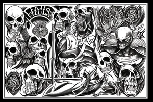 battles, Vikings, death, war, Valhalla tattoo idea