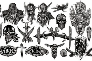 battles, Vikings, death, war, Valhalla tattoo idea