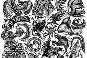 battles, Viking, war, Valhalla tattoo idea