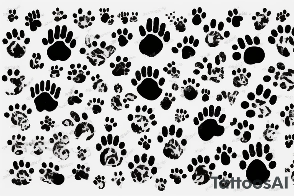 Cat Paw tattoo idea