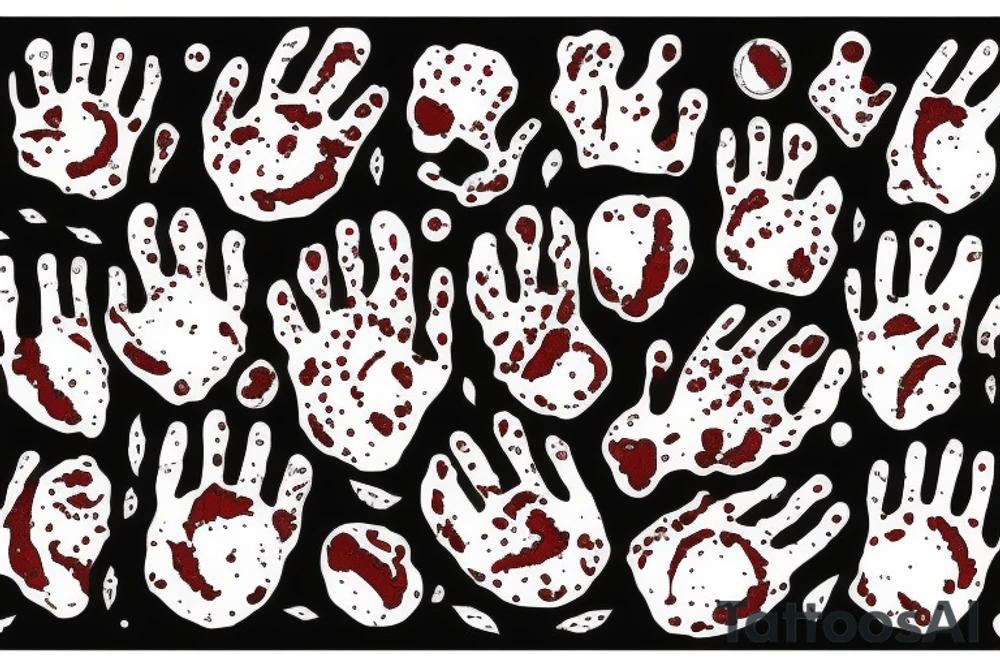 Cat Paw with blood tattoo idea