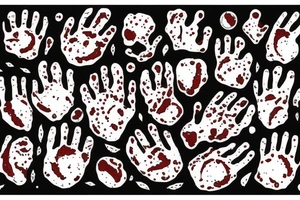 Cat Paw with blood tattoo idea