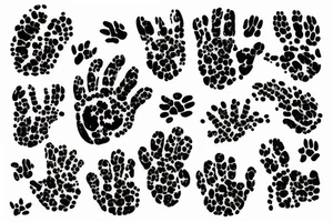 Cat Paw with blood tattoo idea
