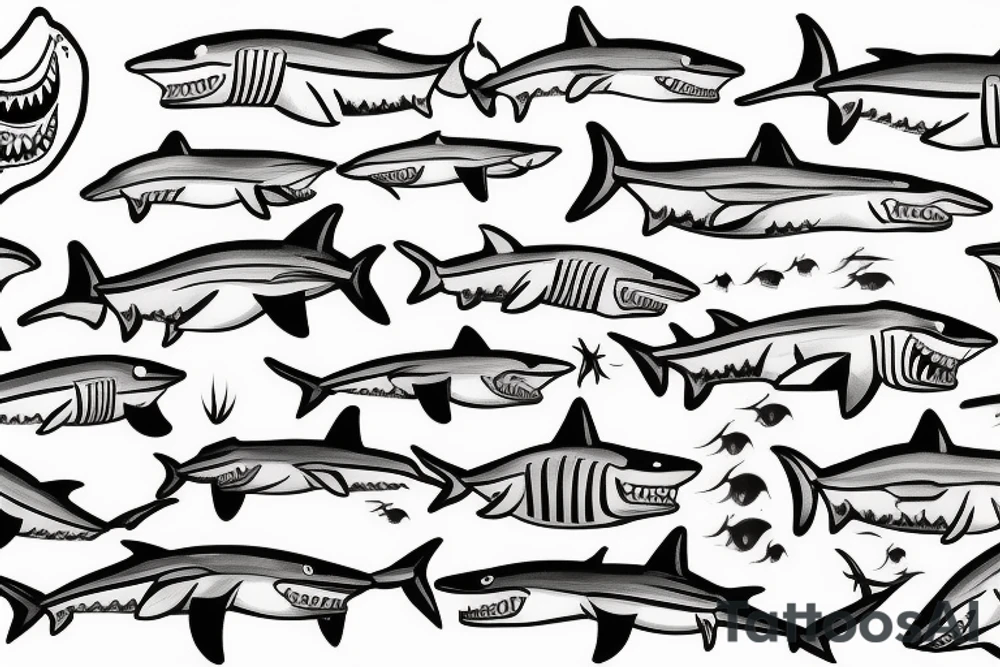 Shark tattoo idea