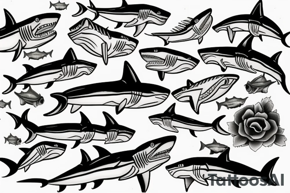 Shark tattoo idea