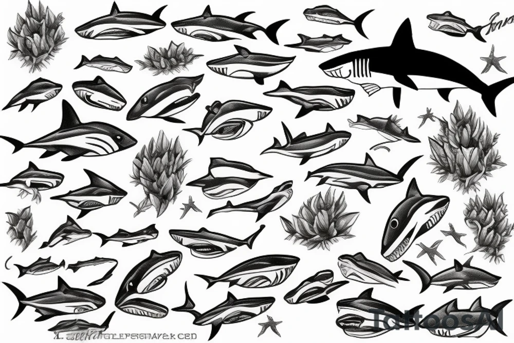 Shark tattoo idea