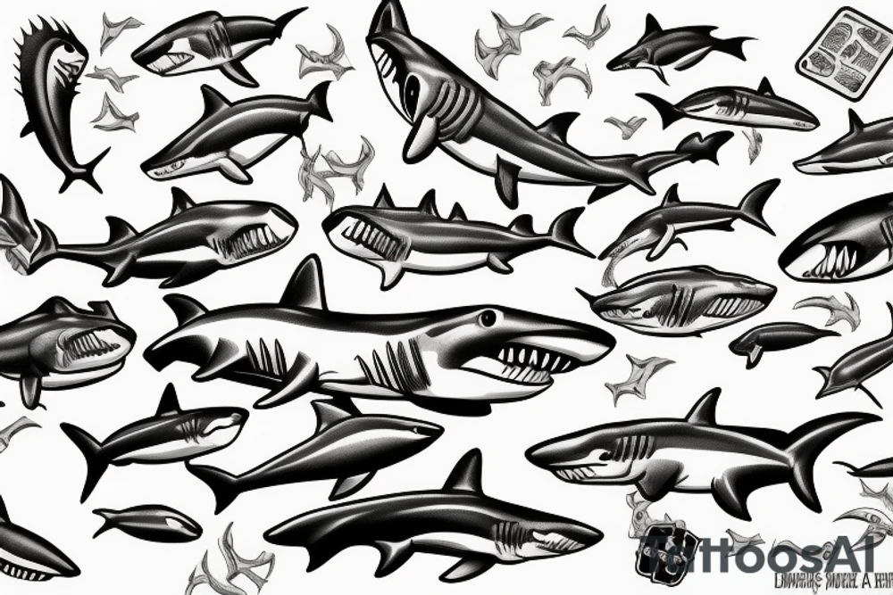 Shark tattoo idea