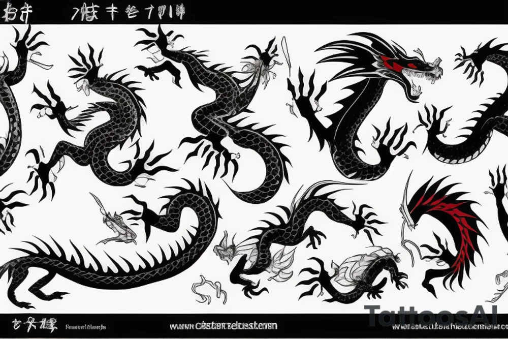 Dragon tattoo idea