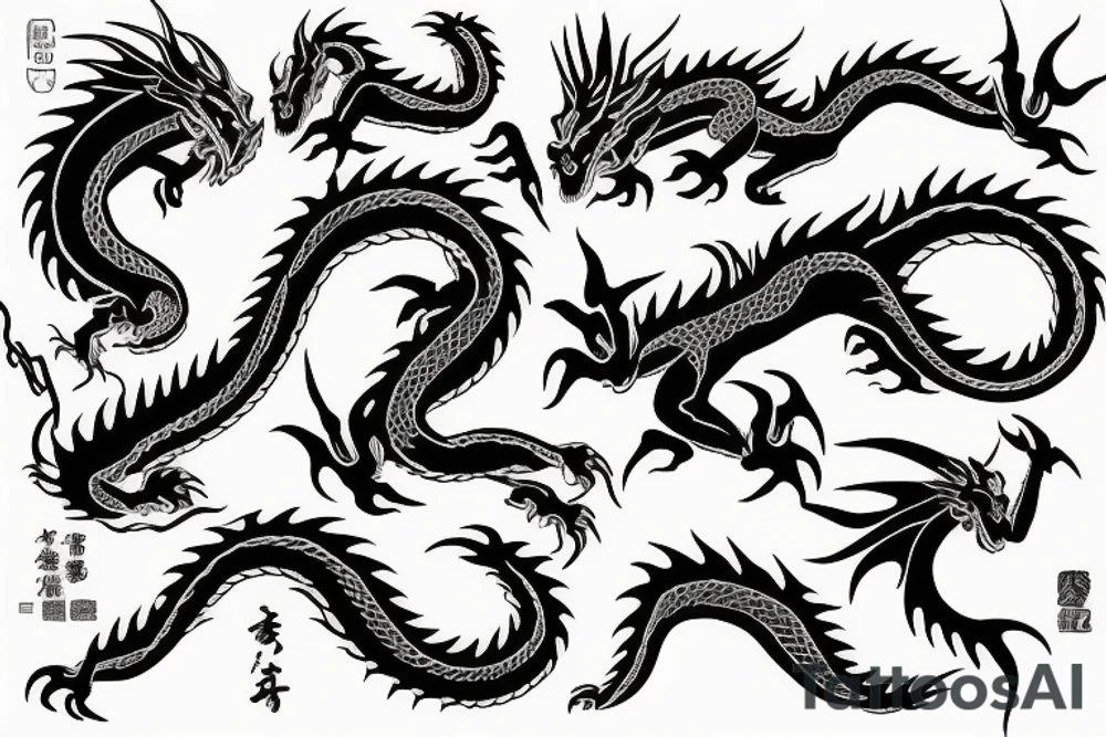 Dragon tattoo idea