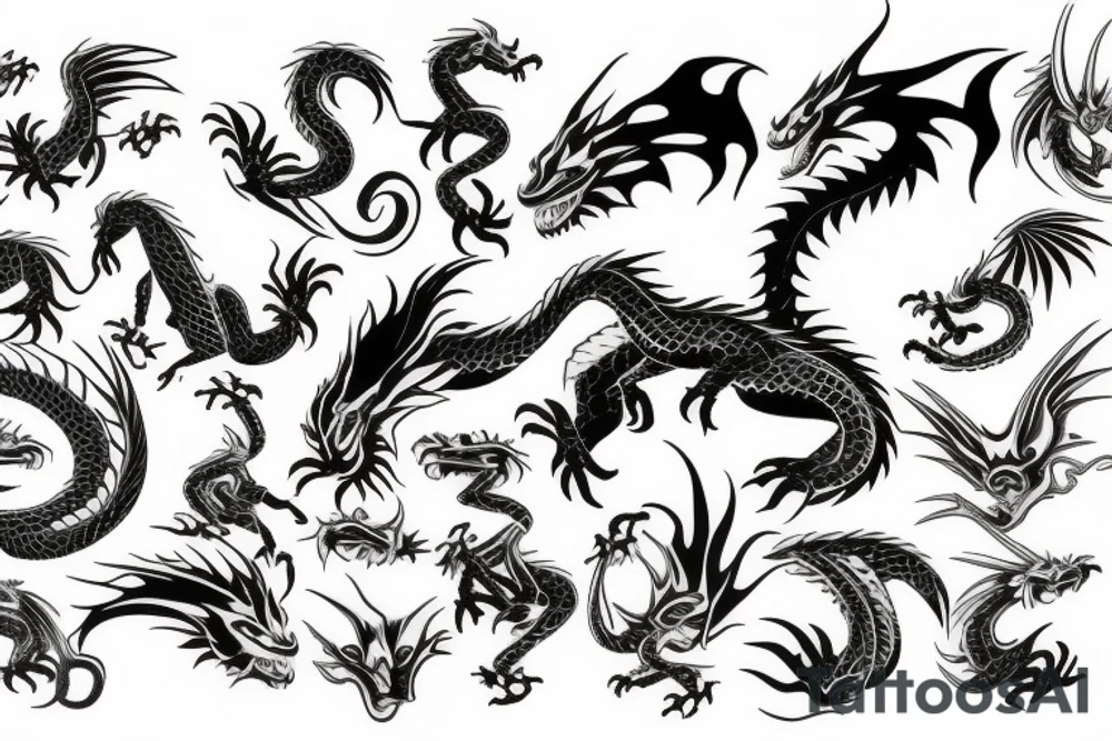Dragon tattoo idea