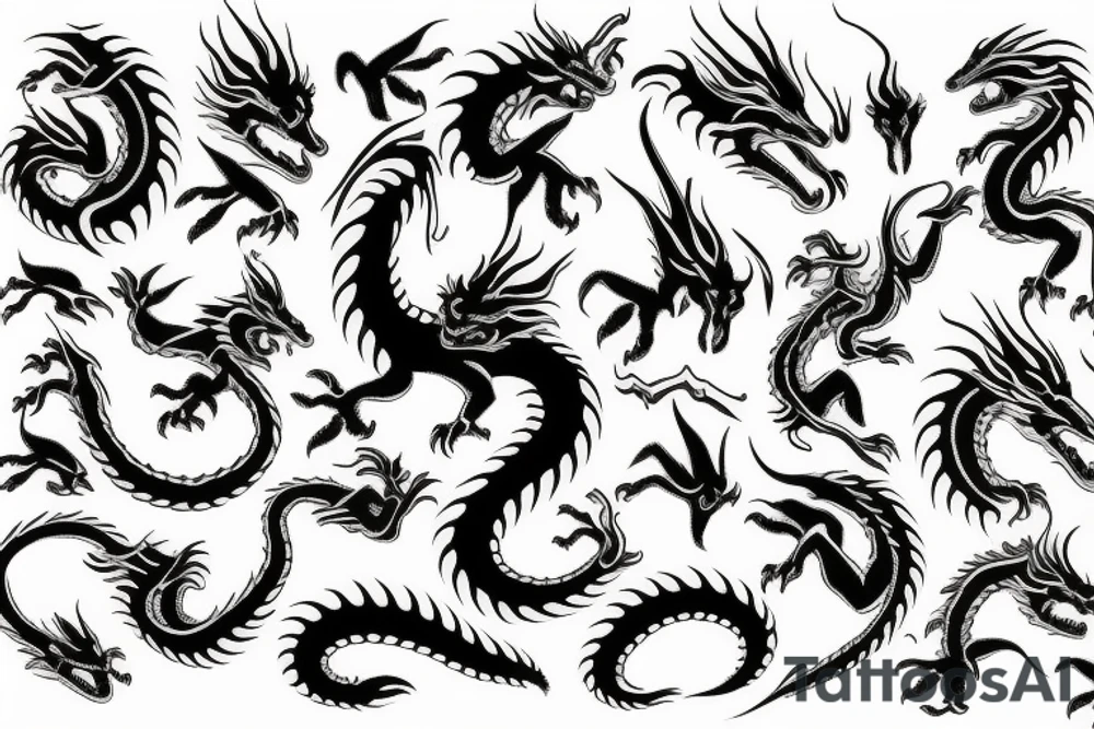 Dragon tattoo idea