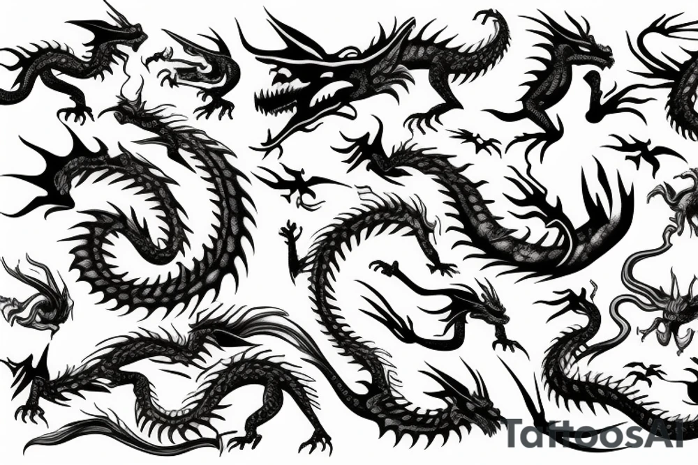 Dragon tattoo idea