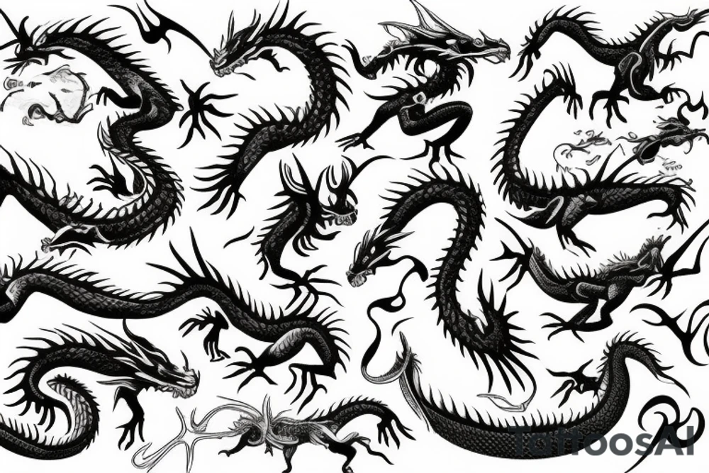 Dragon tattoo idea