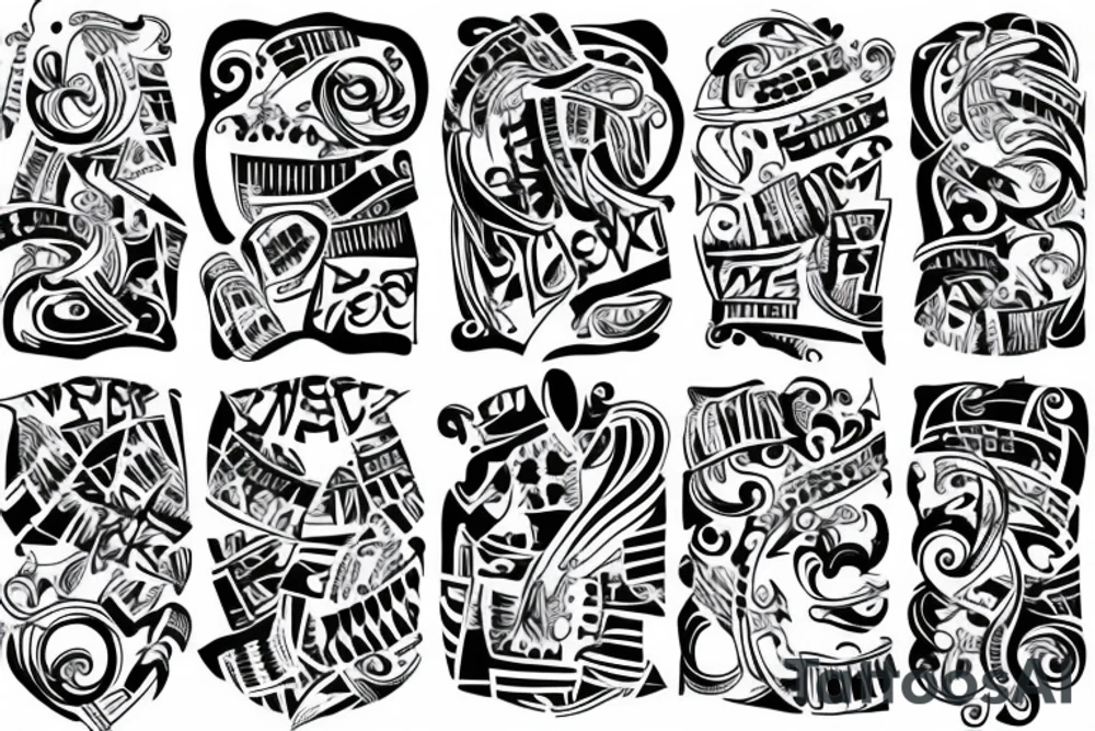 white formal business shirt tattoo idea