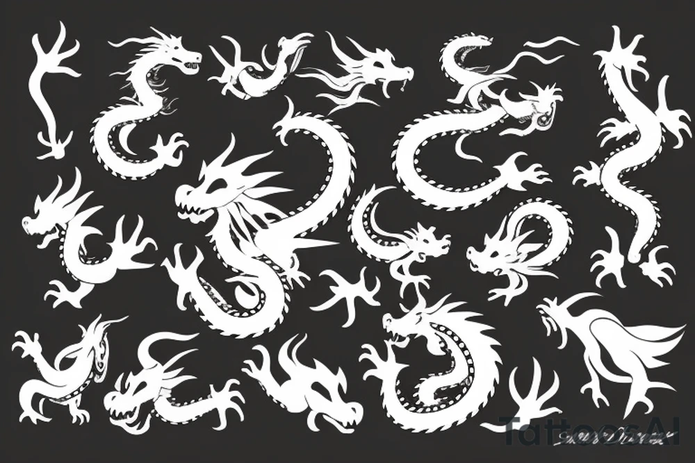 Dragon tattoo idea