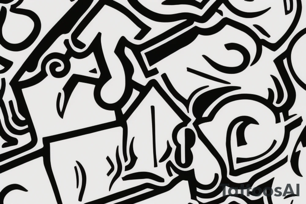 a minimalist, abstract sticker of a white business shirt. The shirt should be stylized  with a clean and simple outline. tattoo idea