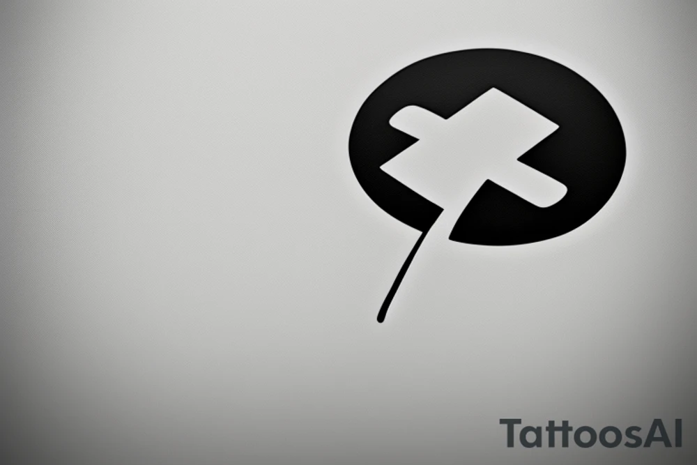 a minimalist, abstract sticker of a white business shirt. It should be with a clean and simple outline. tattoo idea