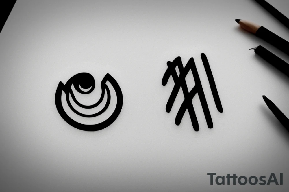 a minimalist, abstract sticker of a white business shirt. The shirt should be stylized in black and white, with a clean and simple outline. tattoo idea