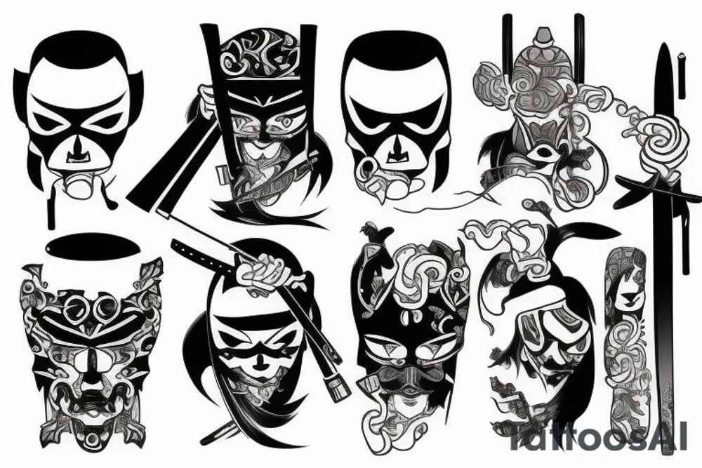 katana tattoo idea