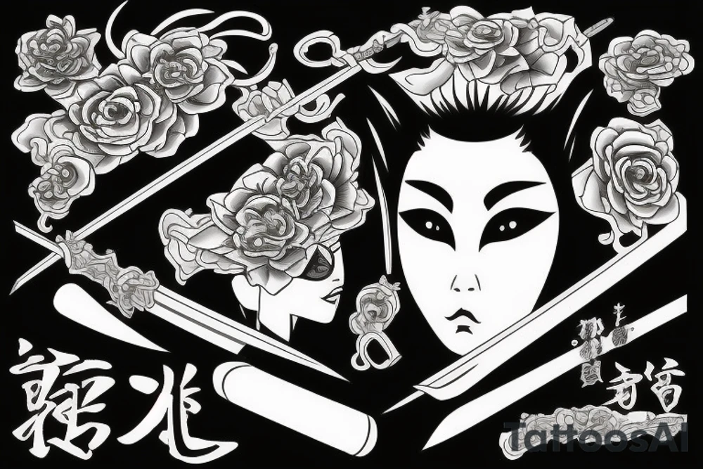 katana tattoo idea