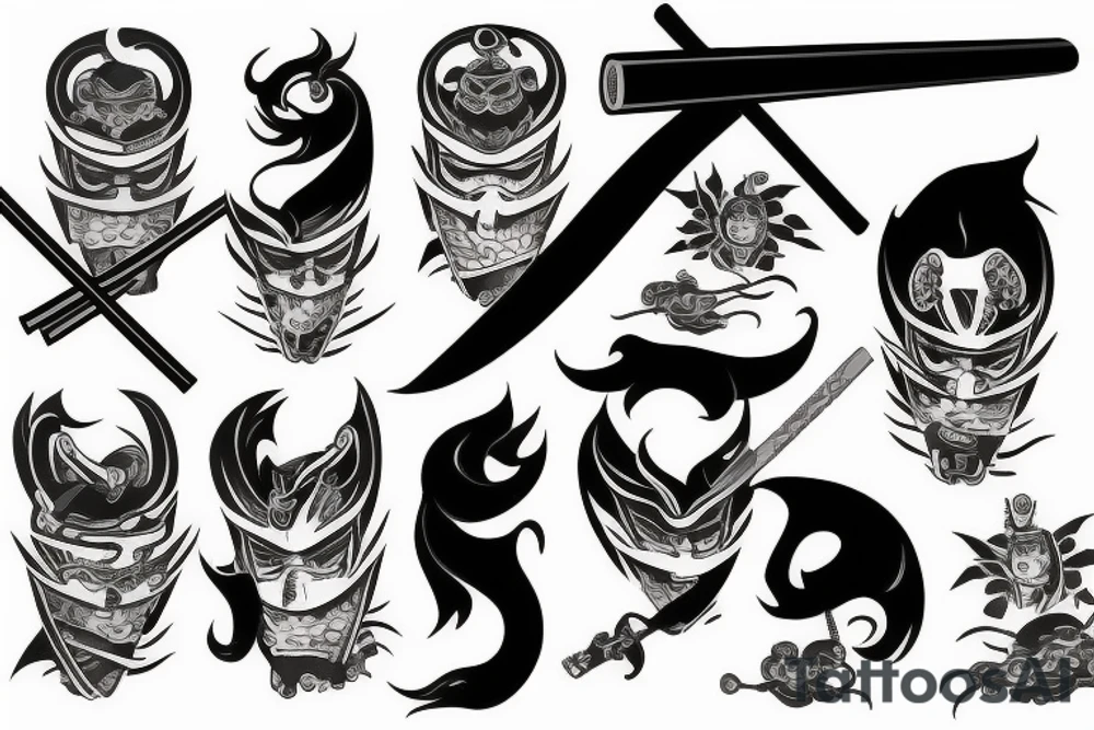 katana tattoo idea