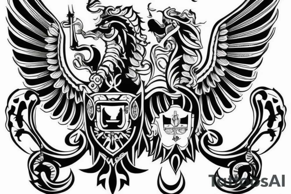 Ukrainian Coat of Arms tattoo idea