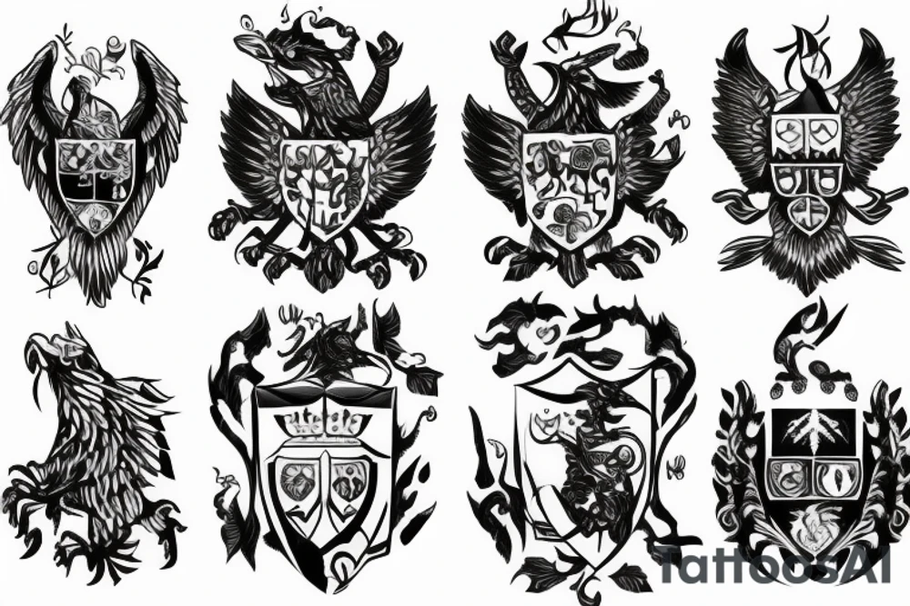 Ukrainian Coat of Arms tattoo idea