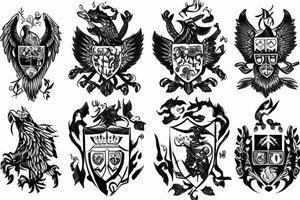 Ukrainian Coat of Arms tattoo idea