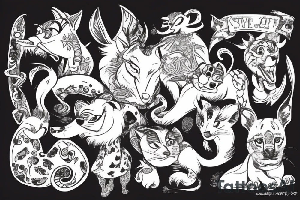 Animal tattoo idea