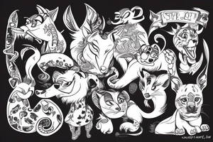 Animal tattoo idea