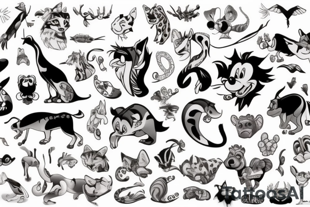 Animal tattoo idea