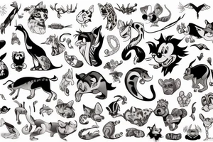 Animal tattoo idea