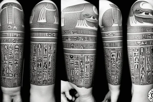 The ancient Egyptian god Shu tattoo idea