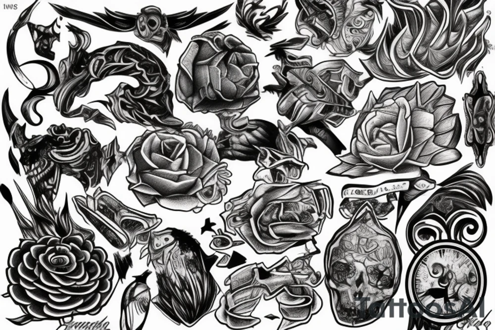 The elder skrolls tattoo idea