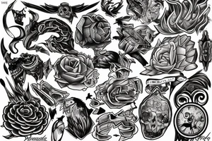The elder skrolls tattoo idea