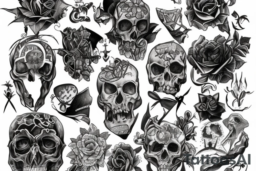 The elder skrolls tattoo idea