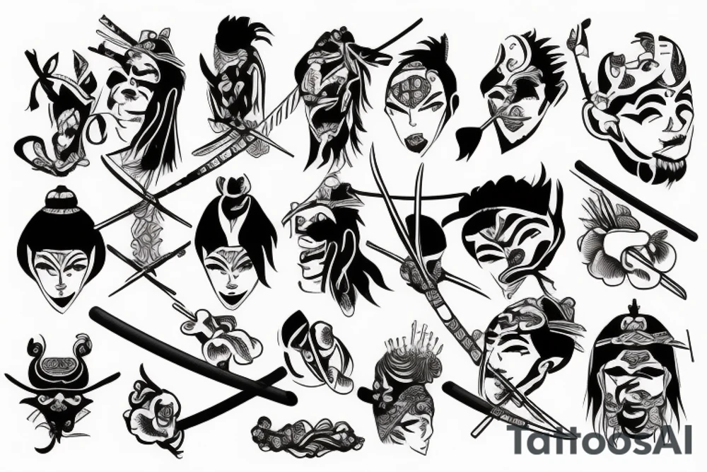 samurai tattoo idea