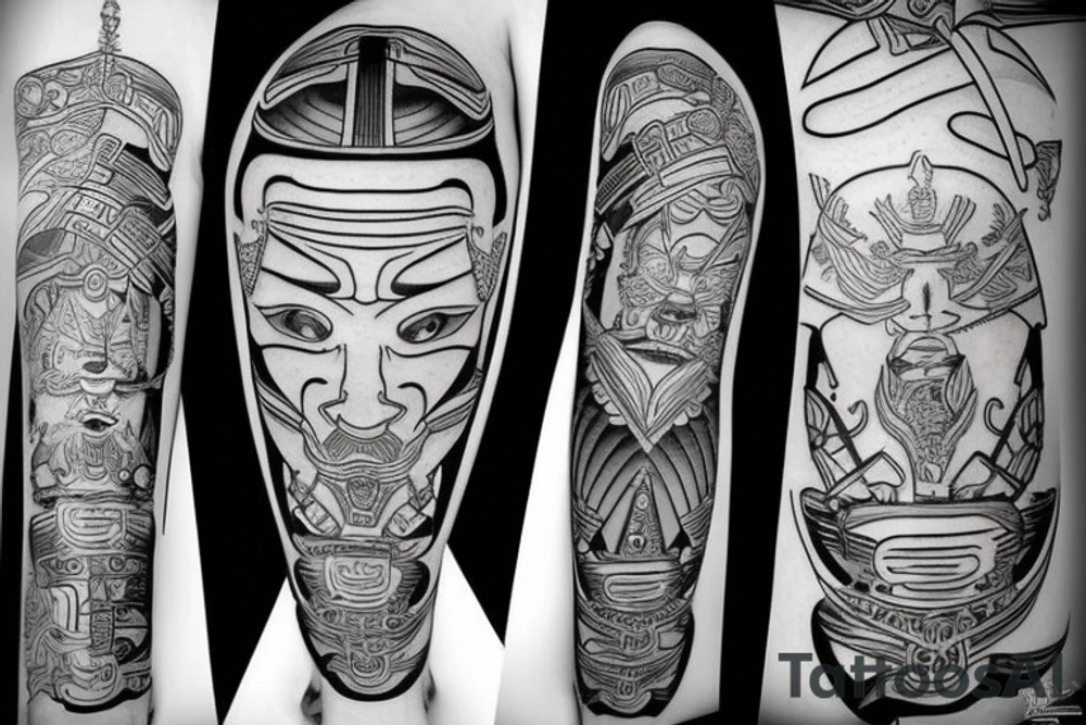 samurai tattoo idea