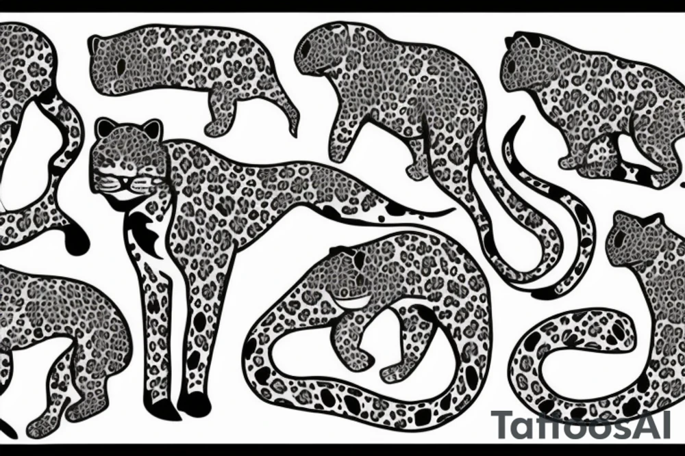 Leopard tattoo idea