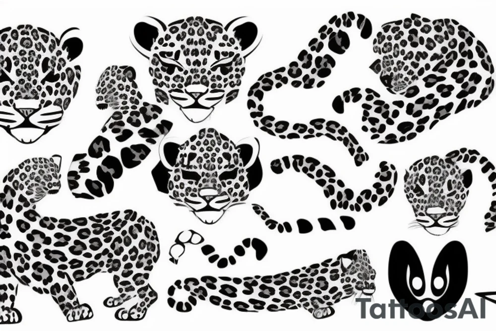Leopard tattoo idea