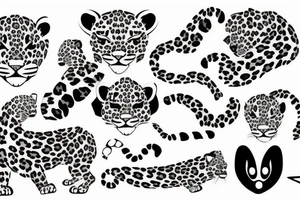 Leopard tattoo idea